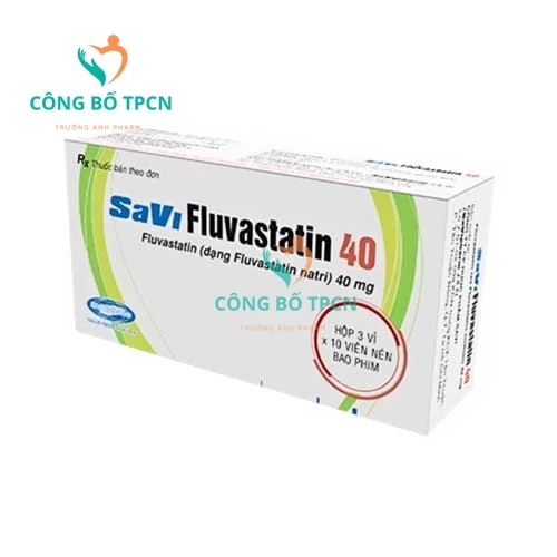 Savi Fluvastatin 40 - Thuốc điều trị tăng cholesterol