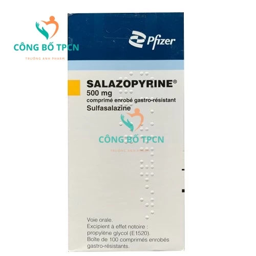 Salazopyrine - Thuốc điều trị viêm loét đại tràng của Pháp