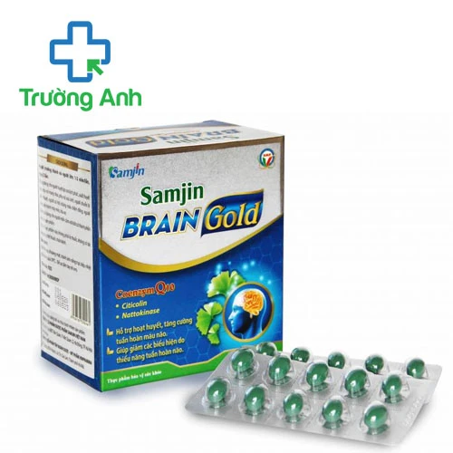  Samjin Brain Gold – Hỗ trợ tăng cường tuần hoàn máu não hiệu quả