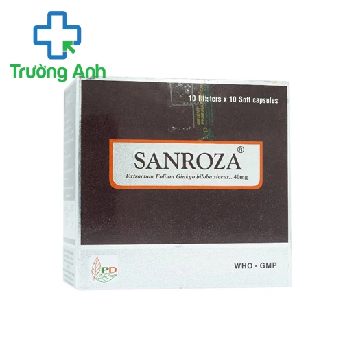 Sanroza - Thuốc điều trị hỗ trợ các bệnh lý liên quan đến thần kinh