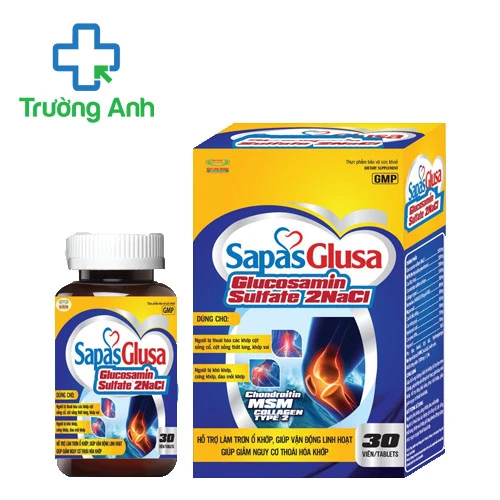 Sapas Glusa Dolexphar - Hỗ trợ giảm nguy cơ thoái hóa khớp