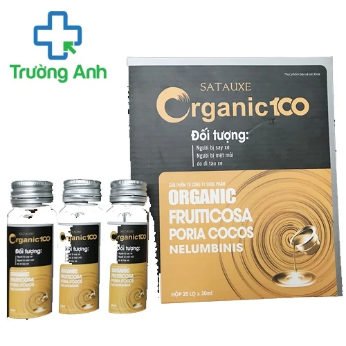 Satauxe Crganic 100 - Giúp giảm cảm giác buồn nôn, nôn, chóng mặt