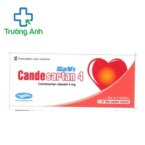 Savi Candesartan 4 - Thuốc điều trị tăng huyết áp hiệu quả