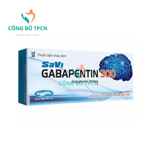 SaVi Gabapentin 300 Savipharm - Thuốc điều trị động kinh hiệu quả