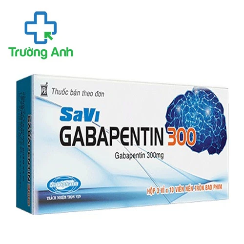 SaVi Gabapentin 300 Savipharm - Thuốc điều trị động kinh hiệu quả