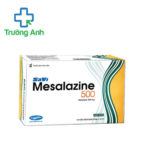 Savi Mesalazine 500 - Thuốc điều trị viêm loét đại tràng hiệu quả