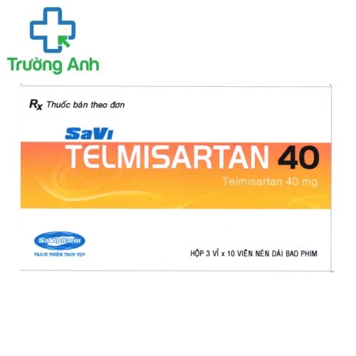 SaVi Telmisartan 40 - Ðiều trị tăng huyết áp vô căn