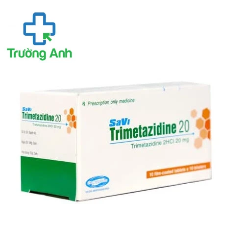 SaVi Trimetazidine 20 - Thuốc điều trị đau thắt ngực hiệu quả