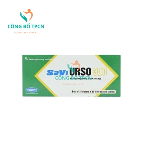 SaVi Urso 300 - Thuốc điều trị xơ gan mật nguyên phát hiệu quả