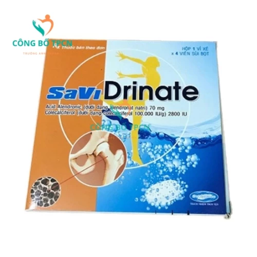 SaviDrinate - Thuốc phòng và trị loãng xương của Savipharm 