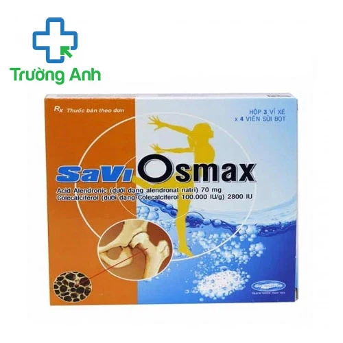 SaViOsmax Savipharm - Thuốc phòng và điều trị loãng xương hiệu quả
