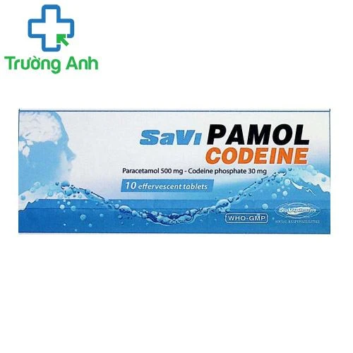 SaviPamol codeine Savipharm - Thuốc giảm đau hạ sốt hiệu quả