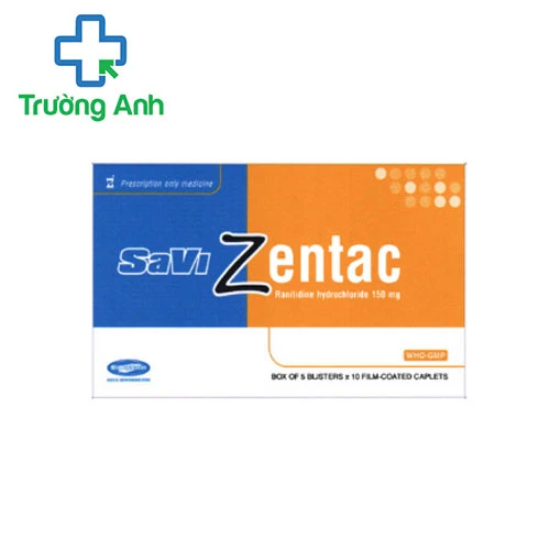 SaViZentac 150mg Savipharm - Thuốc điều trị loét dạ dày tá tràng