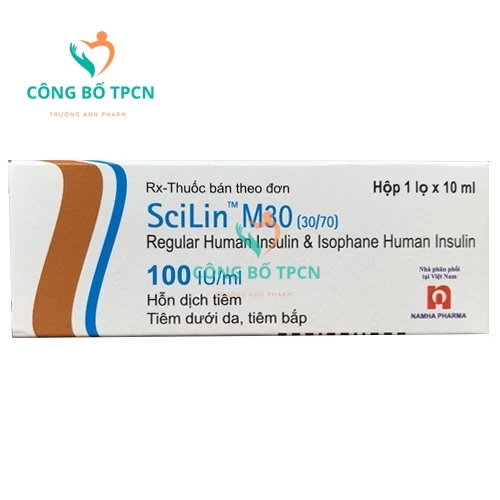 Scilin M30 (30/70) 100IU/ml - Thuốc điều trị bệnh đái tháo đường hiệu quả