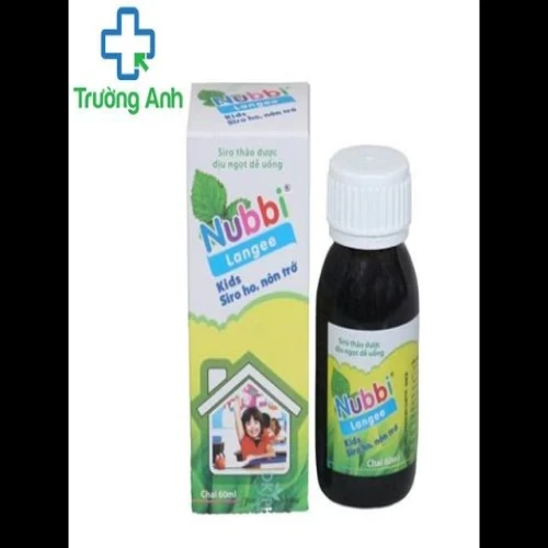 Nubbi langee Kids 60ml - Tăng cường chức năng phổi cho trẻ