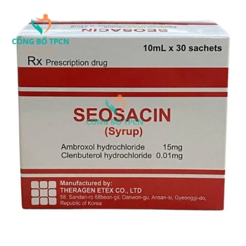 Seosacin - Thuốc điều trị hen phế quản, viêm phế quản hiệu quả