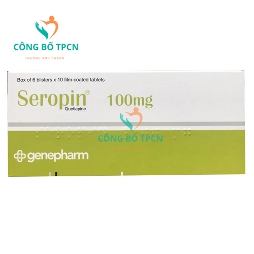 Seropin 100mg - Thuốc điều trị tâm thần phân liệt của Hy Lạp