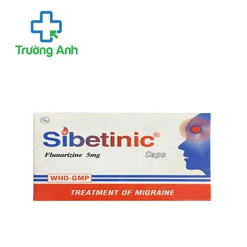 Sibetinic cap - Thuốc điều trị chóng mặt tiền đình, đau nửa đầu