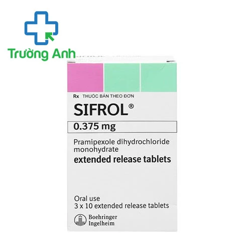 Sifrol 0.375mg - Thuốc điều trị triệu chứng của bệnh Parkinson hiệu quả