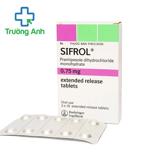 Sifrol 0.75mg - Thuốc điều trị điều trị triệu chứng Parkinson hiệu quả