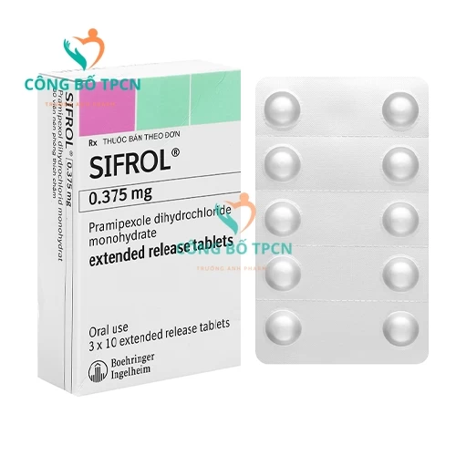 Sifrol 0.375mg - Thuốc điều trị triệu chứng của bệnh Parkinson hiệu quả