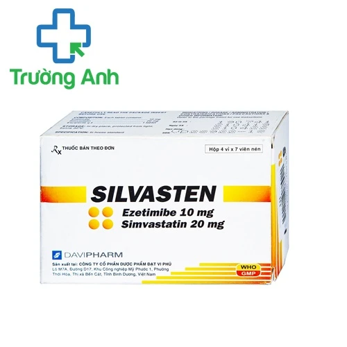 Silvasten - Thuốc kiểm soát cholesterol trong máu hiệu quả của Davipharm