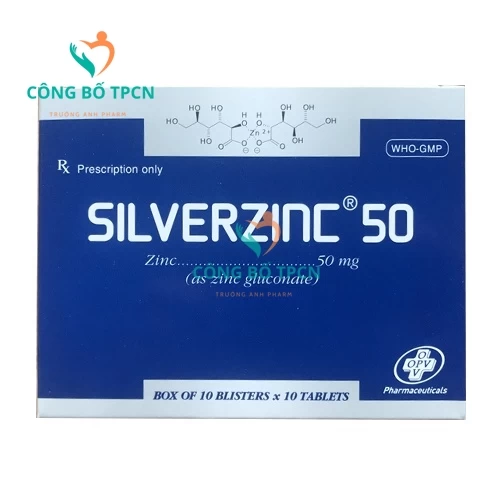 Silverzinc 50 OPV - Thuốc điều trị thiếu kẽm hiệu quả