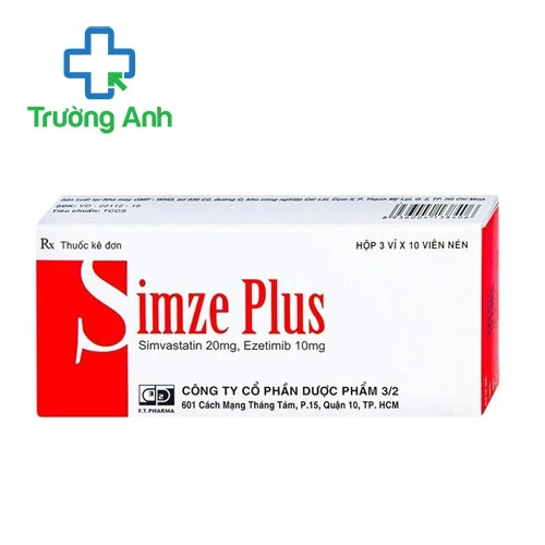 Simze plus FT Pharma - Thuốc điều trị tăng cholesterol hiệu quả