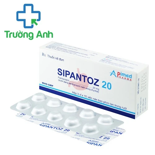 Sipantoz 20 - Thuốc điều trị trào ngược dạ dày thực quản của Apimed