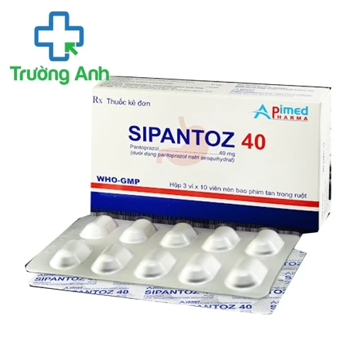 Sipantoz 40 - Thuốc điều trị trào ngược dạ dày thực quản của Apimed