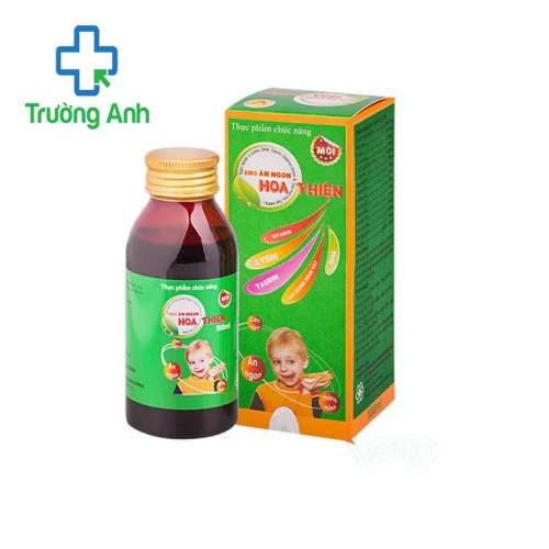 Siro Ăn Ngon Hoa Thiên Kids - Giúp trẻ ăn ngon miệng