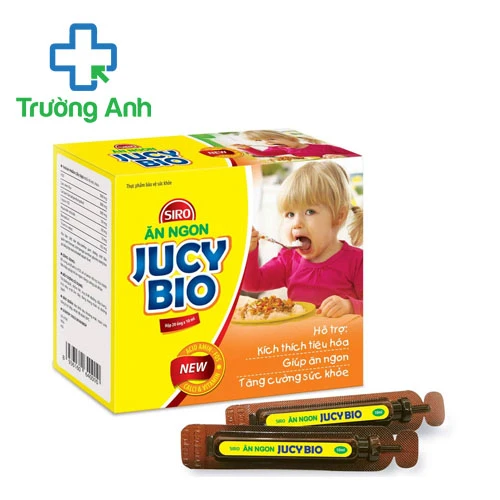 Siro ăn ngon Jucy Bio - Hỗ trợ tiêu hóa kích thích ăn ngon miệng