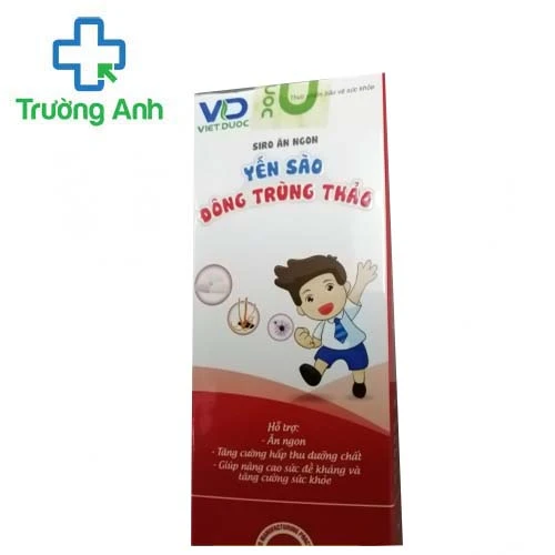 Siro Ăn ngủ ngon Yến sào đông trùng thảo - Bổ sung acid amin