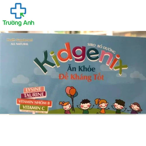 Sirô bổ dưỡng Kidgenix New - Bổ sung các acid amin, kẽm