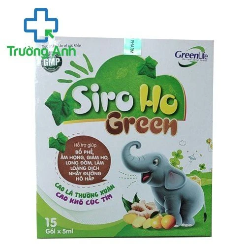 Siro ho Green - Giúp giảm ho, bổ phế, long đờm hiệu quả