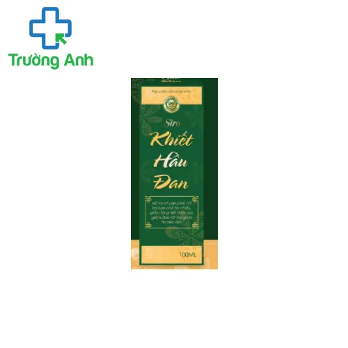 Siro khiết hầu đan - Hỗ trợ nhuận phế, hỗ trợ hạn chế ho nhiều