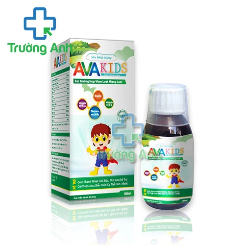 Siro nhiệt miệng AvaKids (chai 100ml) - Giúp mát gan, giải độc hiệu quả