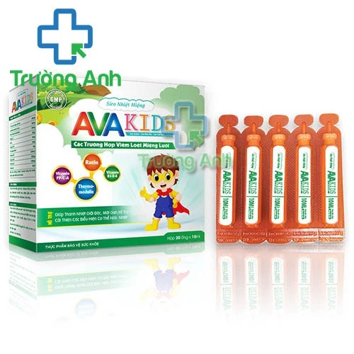 Siro nhiệt miệng AvaKids (ống 10ml) - Giúp mát gan, giải độc hiệu quả