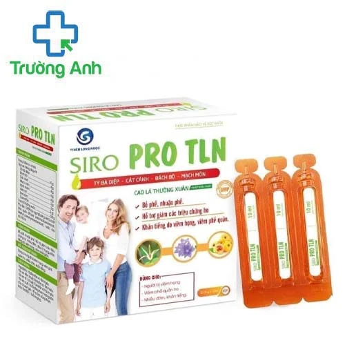 Siro Pro Tln - Giúp giảm khản tiếng do viêm họng, viêm phế quản