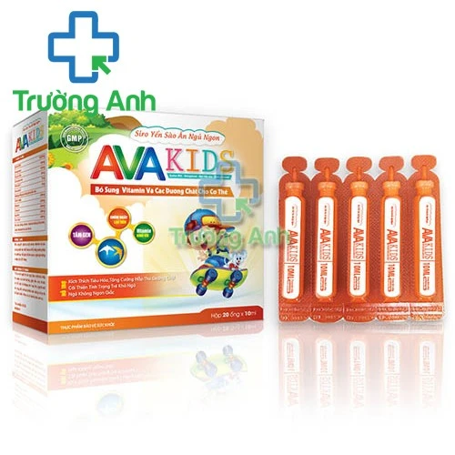 Siro yến sào ăn ngủ ngon AvaKids (ống 10ml) - Bổ sung dưỡng chất cho cơ thể