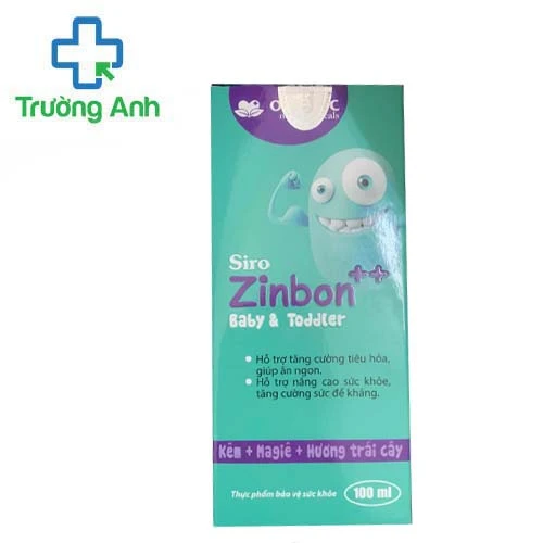 Siro Zinbon++ Baby & Toddler - Hỗ trợ tăng cường tiêu hóa