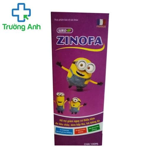 Siro Zinofa - Bổ sung dưỡng chất, tăng sức đề kháng cho cơ thể