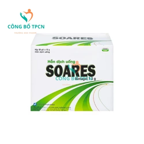 Soares 1,5g Davipharm - Thuốc điều trị loét dạ dày - tá tràng