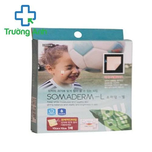 Somaderm -L 10cm x 10cm - Miếng dán hỗ trợ làm lành vết thương