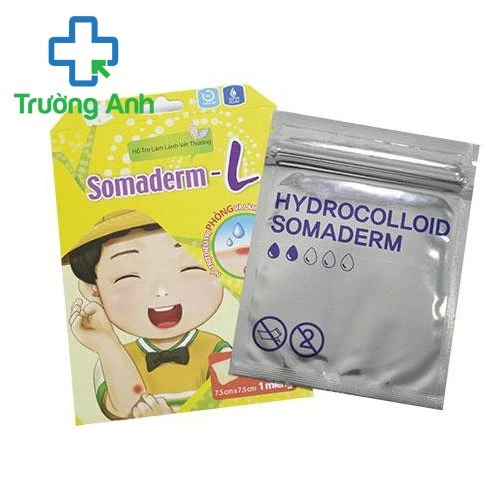 Somaderm-L 7.5cm x 7.5cm - Miếng dán hỗ trợ làm lành vết thương