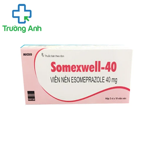 Somexwell-40 - Thuốc điều trị bệnh trào ngược dạ dày hiệu quả