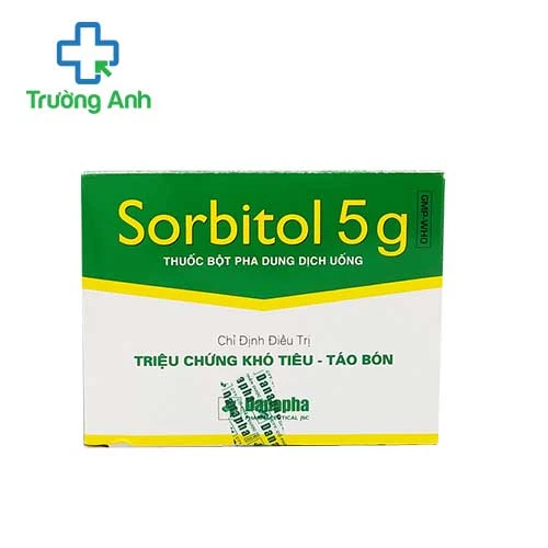 Sorbitol 5g Danapha - Thuốc điều trị triệu chứng táo bón