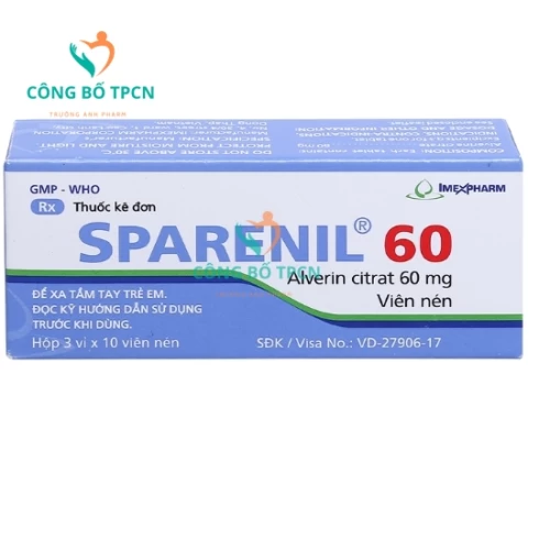 Sparenil 60 Imexpharm - Thuốc giảm đau do co thắt cơ trơn