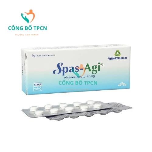 Spas-Agi 40 - Thuốc điều trị cơn đau do co thắt hiệu quả