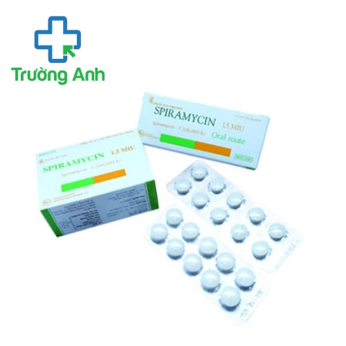 Spiramycin 1,5MIU Khapharco - Thuốc điều trị các nhiễm khuẩn hiệu quả